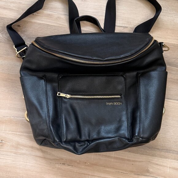 Fawn Diaper Bag - The Original Diaper Bag - Black - Picture 2 of 4